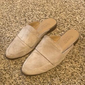 Franco Sarto Leather Upper Size 7 Mules
